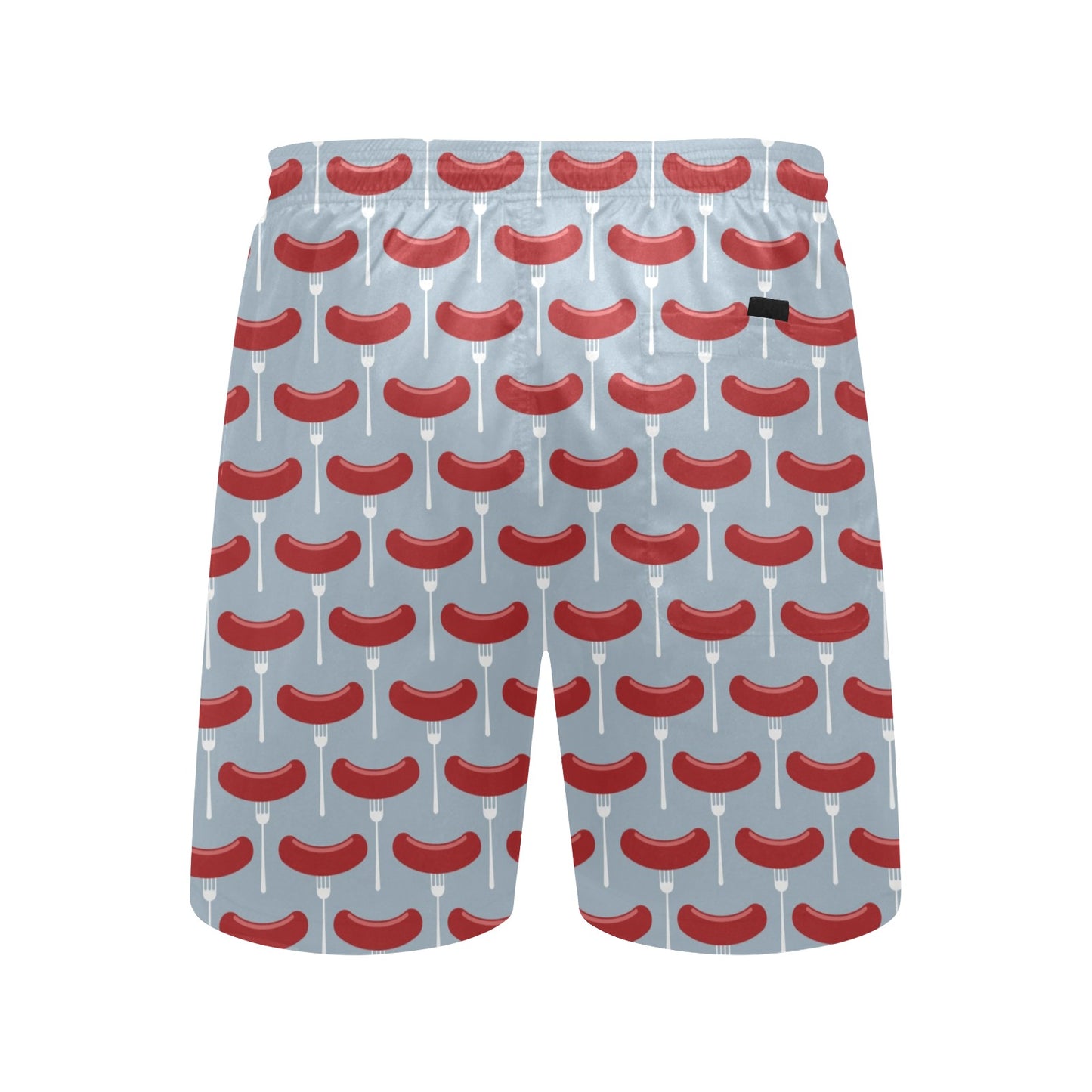 Sausage Print Design LKS301 Men's Swim Trunks Beach Shorts