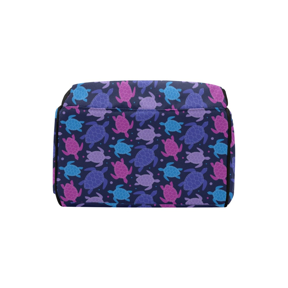 Sea Turtle Print Design LKS309 Diaper Bag Backpack