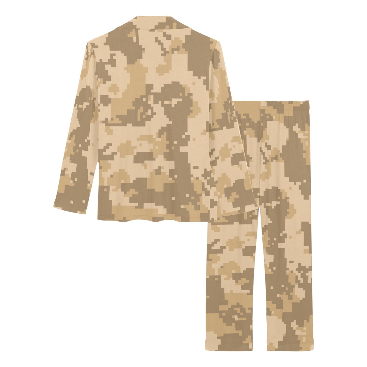 ACU Digital Desert Camouflage Women's Long Pajama Set