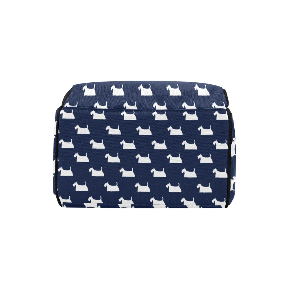 Scottish Terriers Print Design LKS303 Diaper Bag Backpack