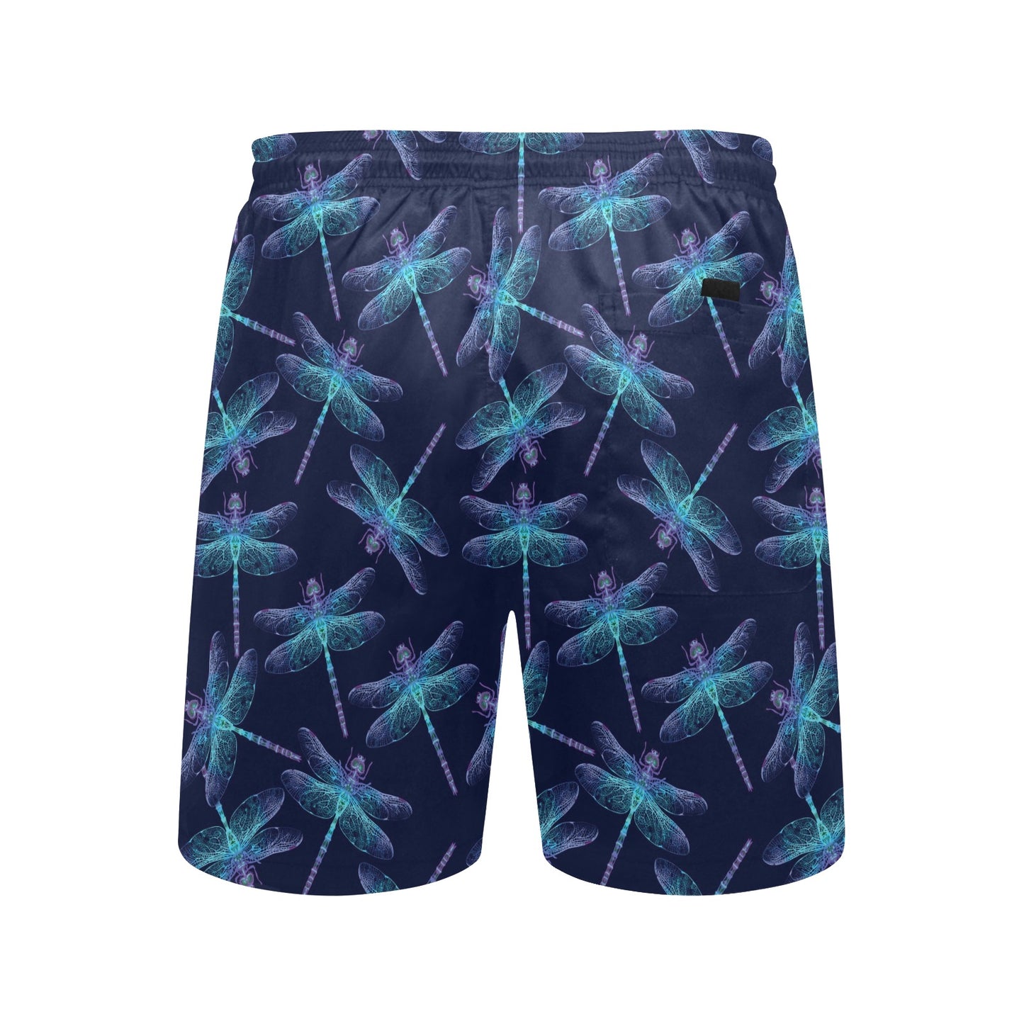 Dragonfly Hand Drawn Style Print Men's Swim Trunks Beach Shorts