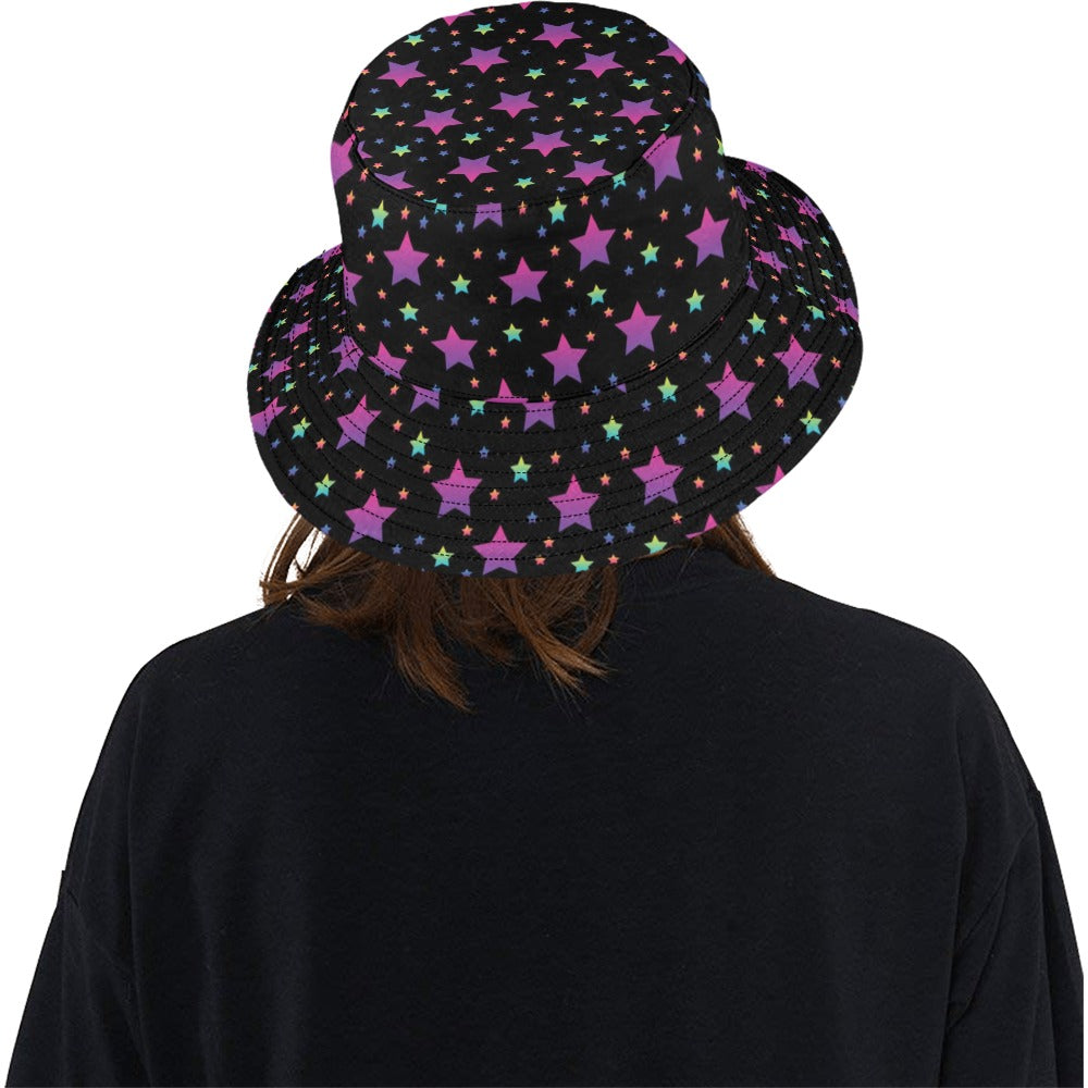 Star Print Design LKS305 Unisex Bucket Hat