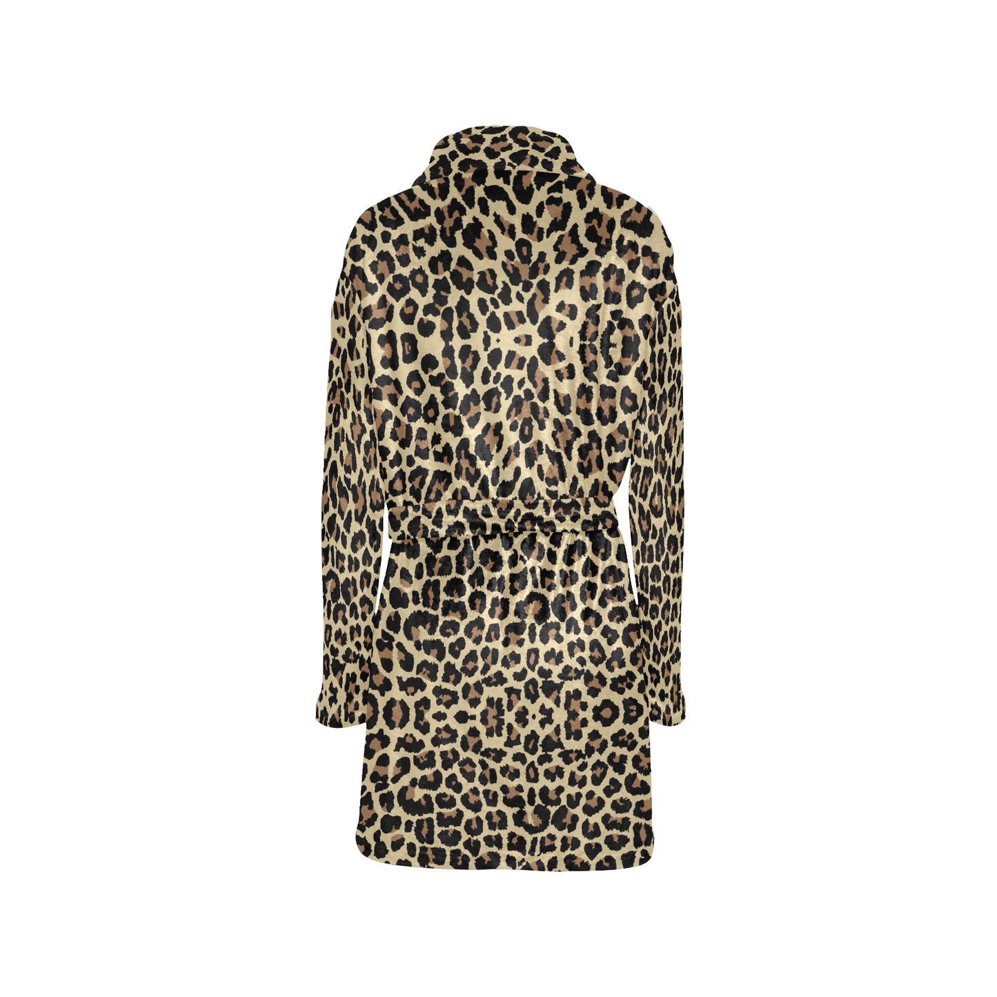 Cheetah Pattern Print Design 02 Women's Fleece Robe