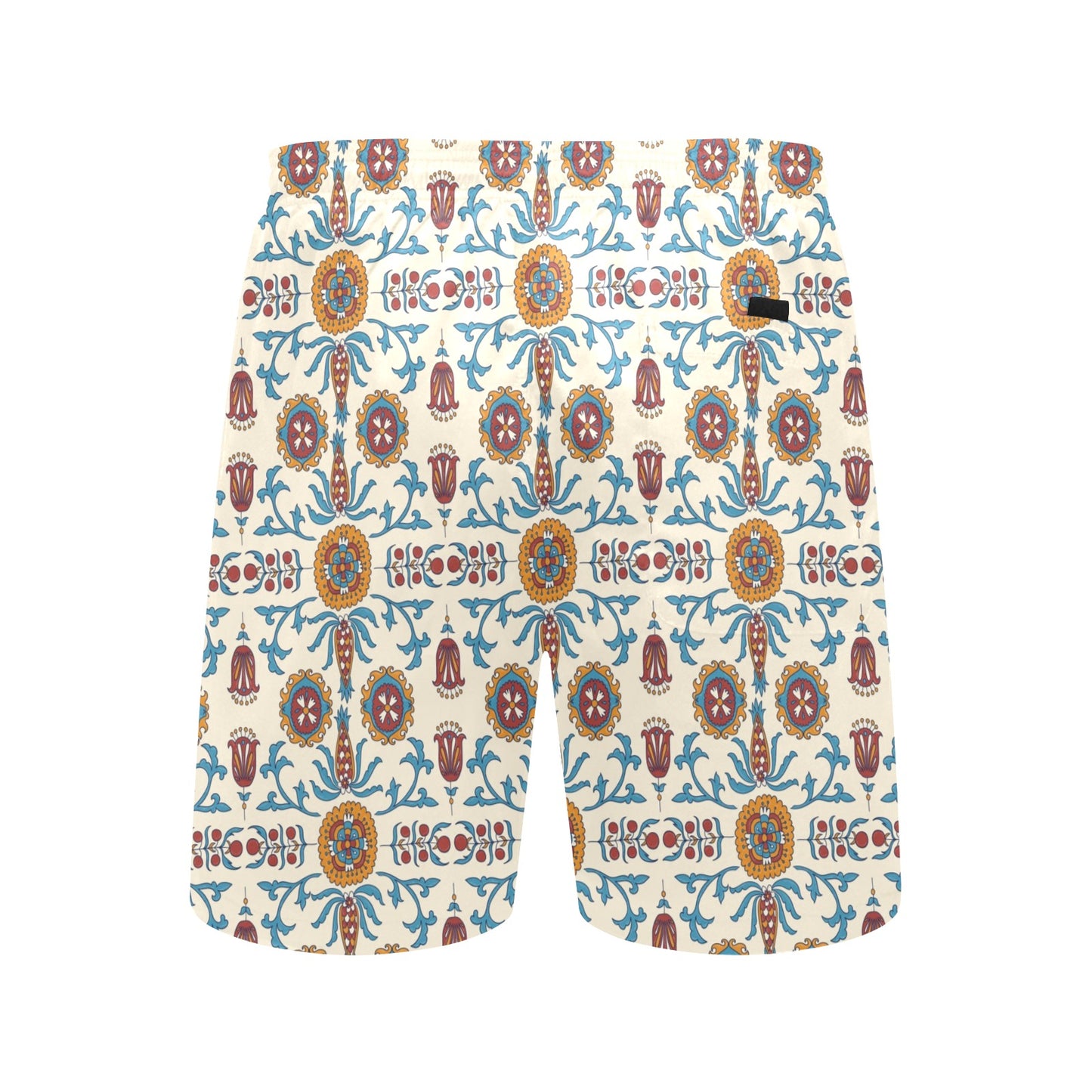 Suzani Print Design LKS301 Men's Swim Trunks Beach Shorts