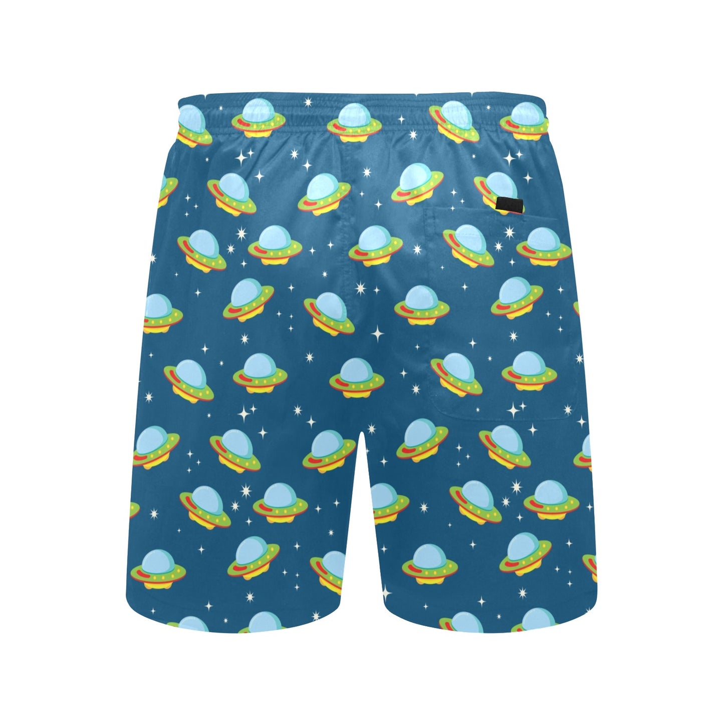 UFO Print Design LKS305 Men's Swim Trunks Beach Shorts