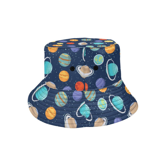 Planet With Star Print Design LKS303 Unisex Bucket Hat