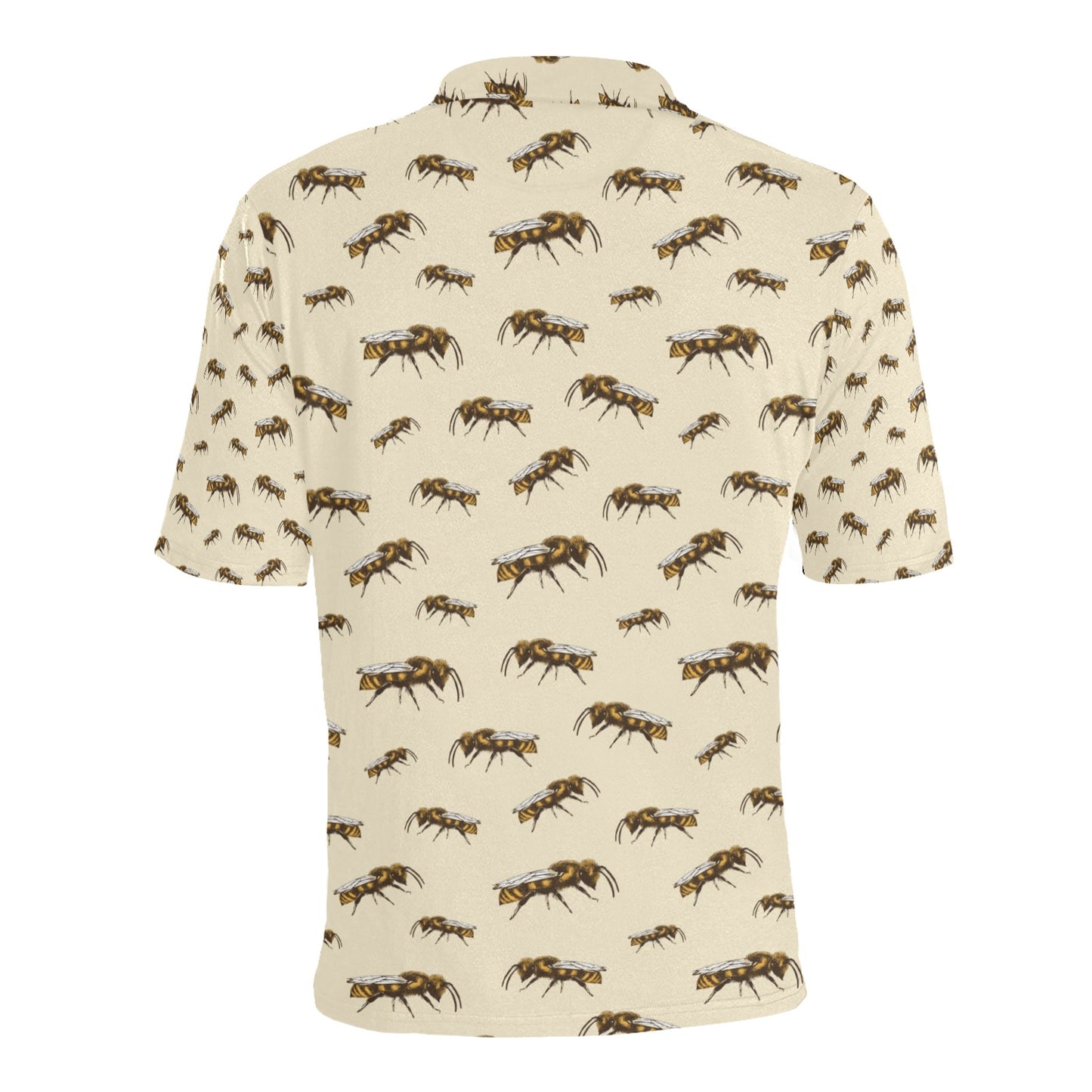 Bee Print Design LKS306 Men Polo Shirt