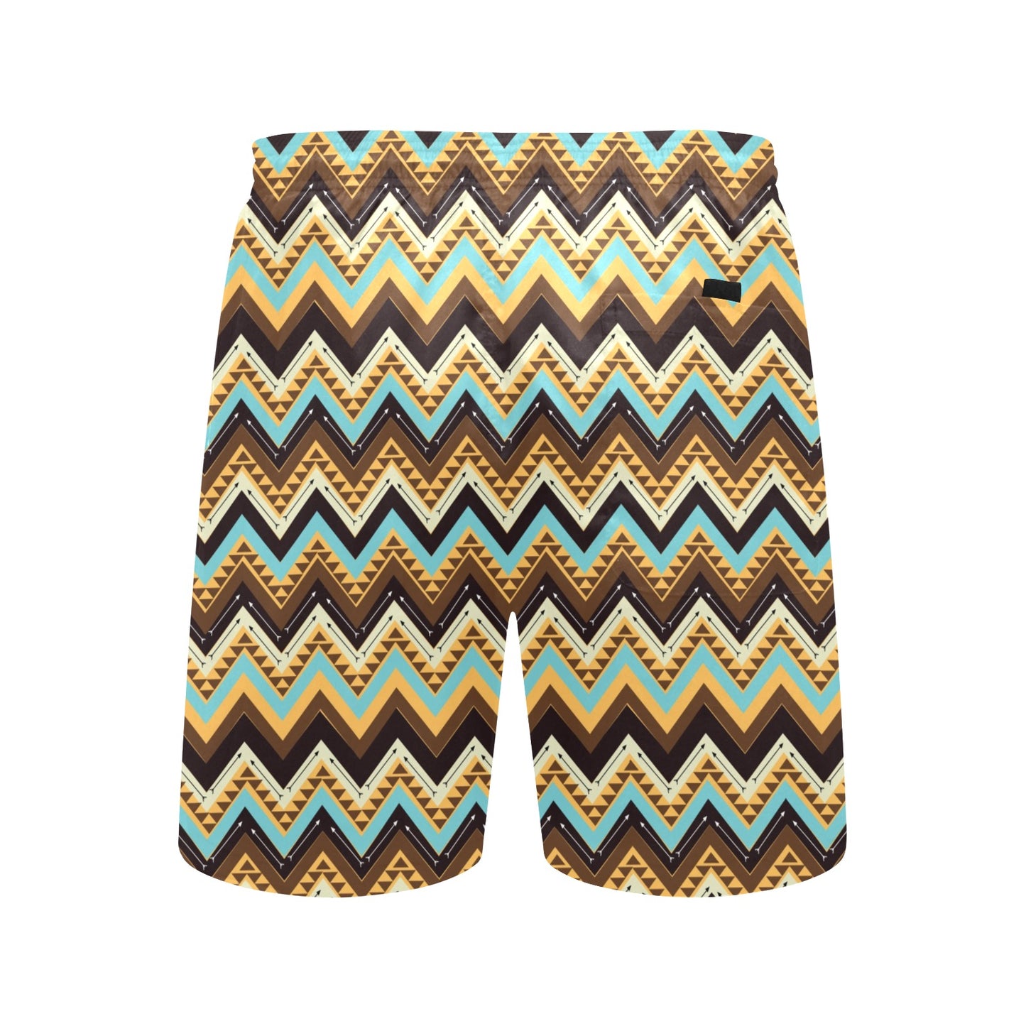 Southwest Pattern Print Design LKS301 Men's Swim Trunks Beach Shorts