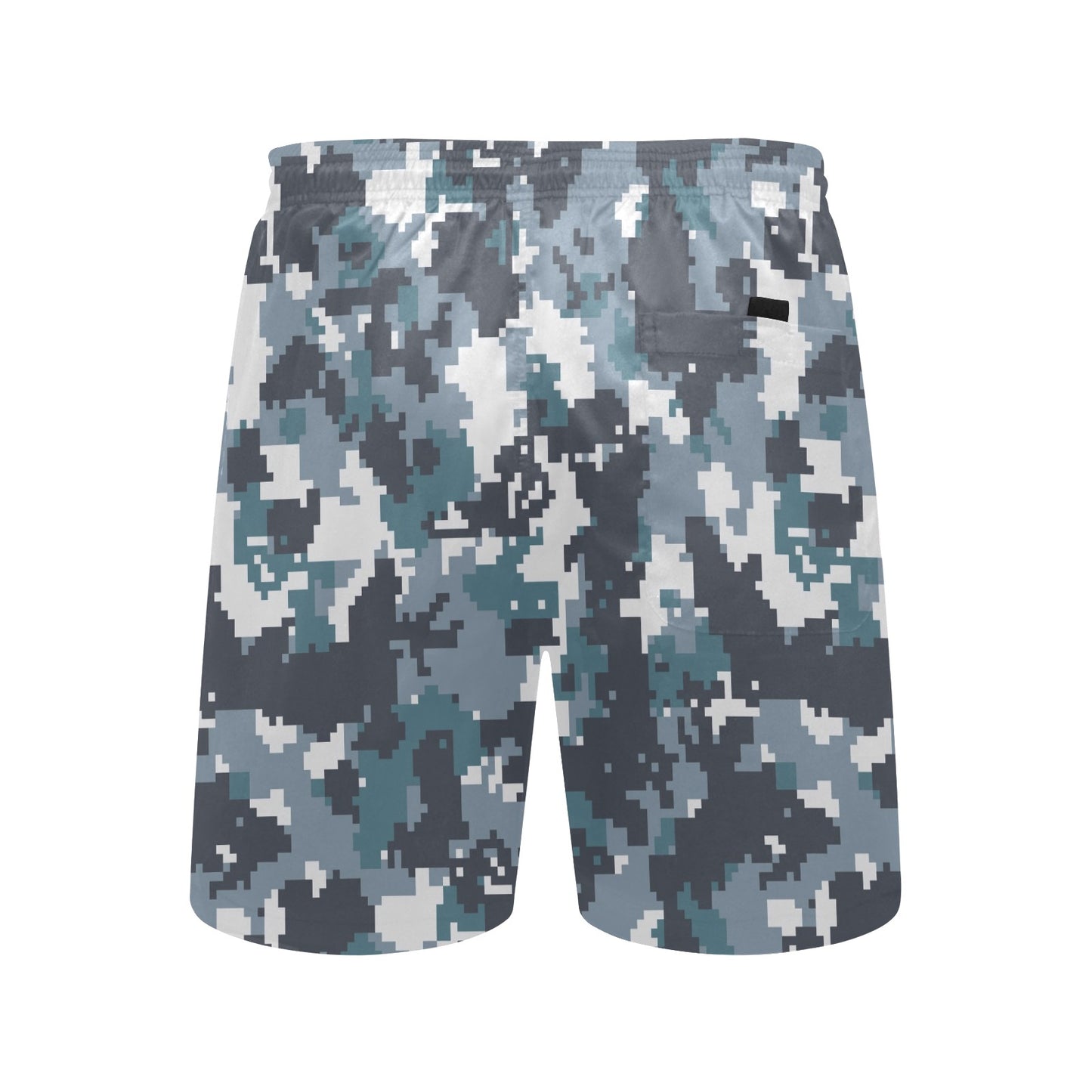 ACU Digital Urban Camouflage Men's Swim Trunks Beach Shorts