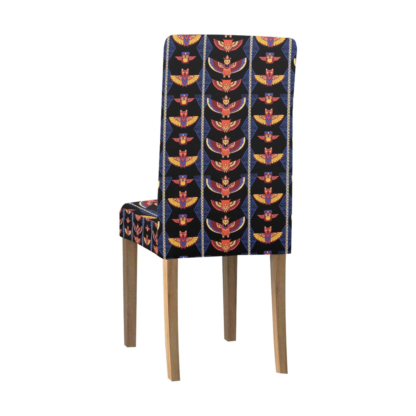 Totem Print Design LKS301 Dining Chair Slipcover