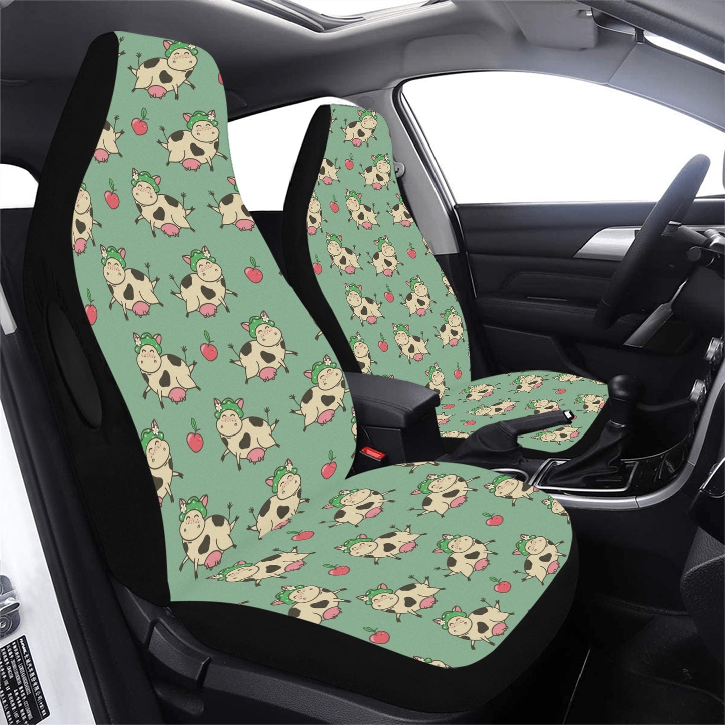 Cattle Print Design LKS402 Car Seat Covers