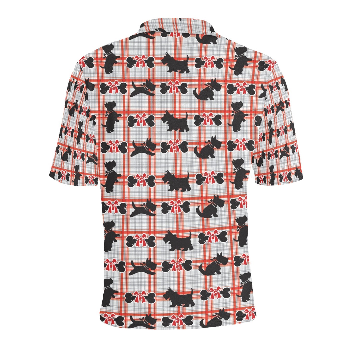 Scottish Terriers Print Design LKS3014 Men Polo Shirt