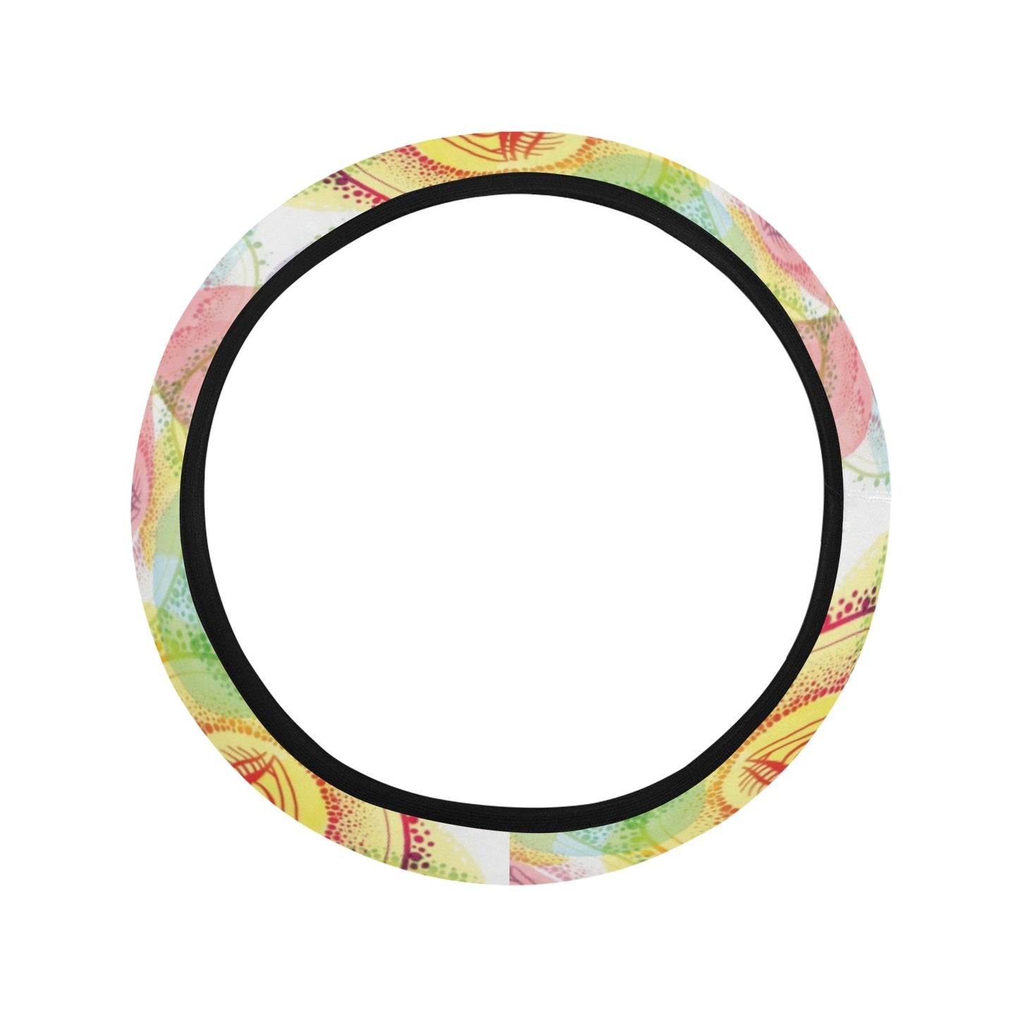 Third Eye Print Design LKS303 Steering Wheel Cover with Elastic Edge