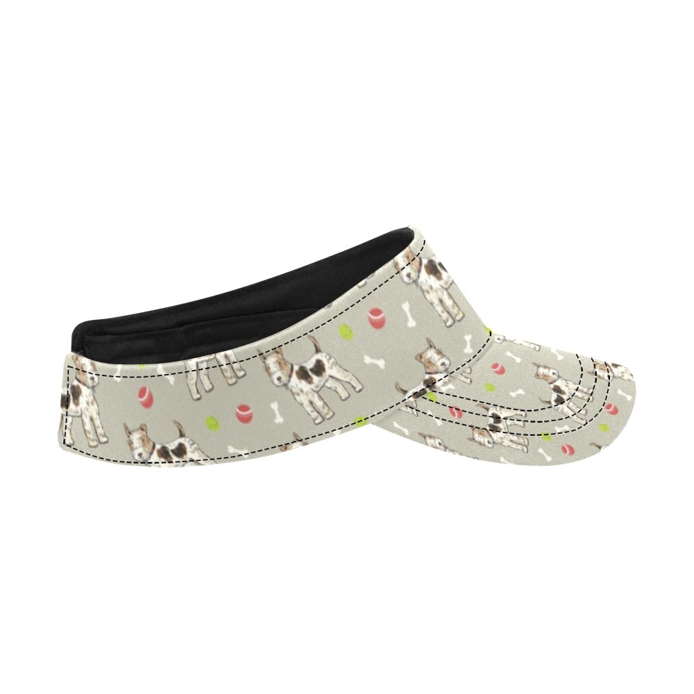 Toy Fox Terriers Print Design LKS301 Unisex Sun Visor