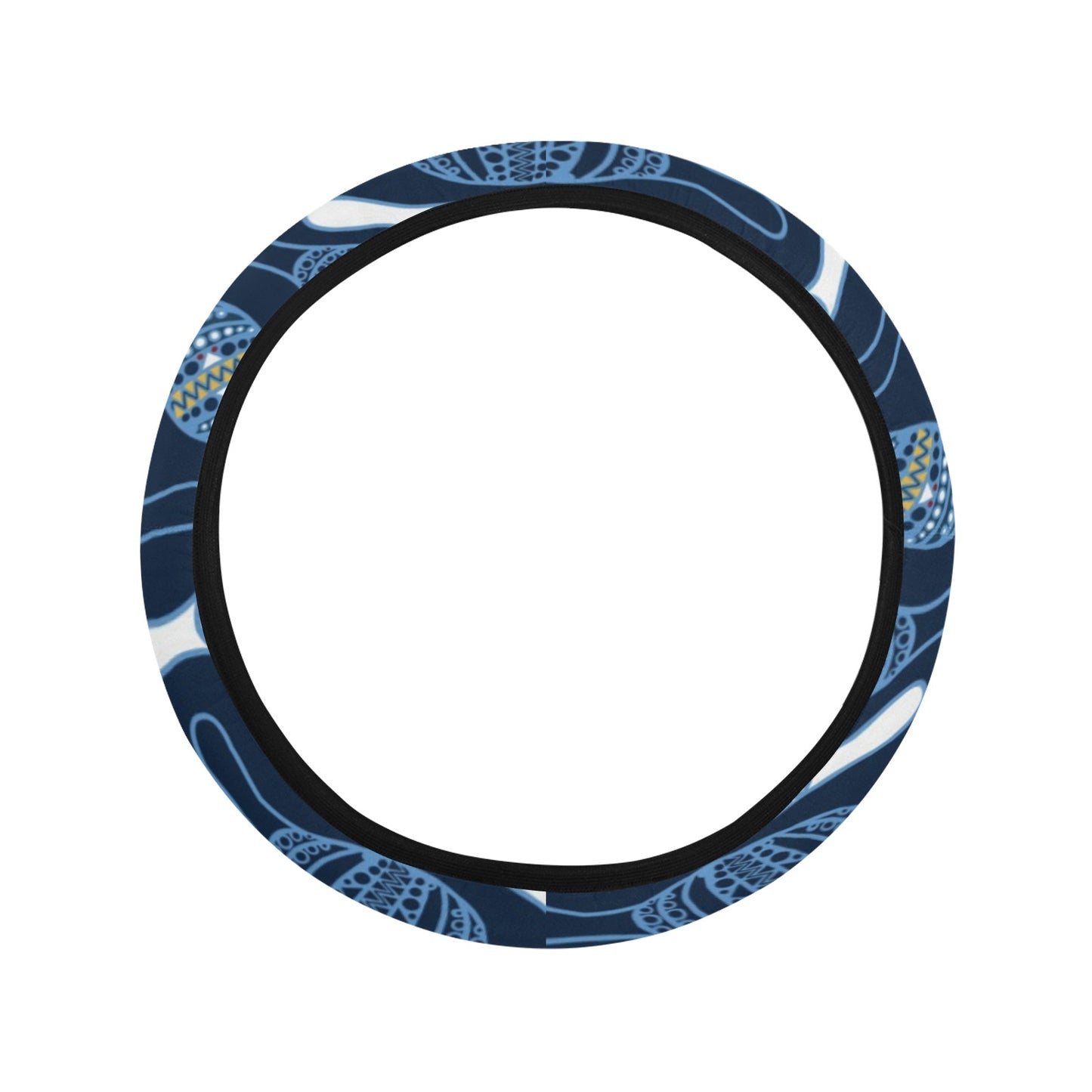 Maracas Print Design LKS401 Steering Wheel Cover with Elastic Edge