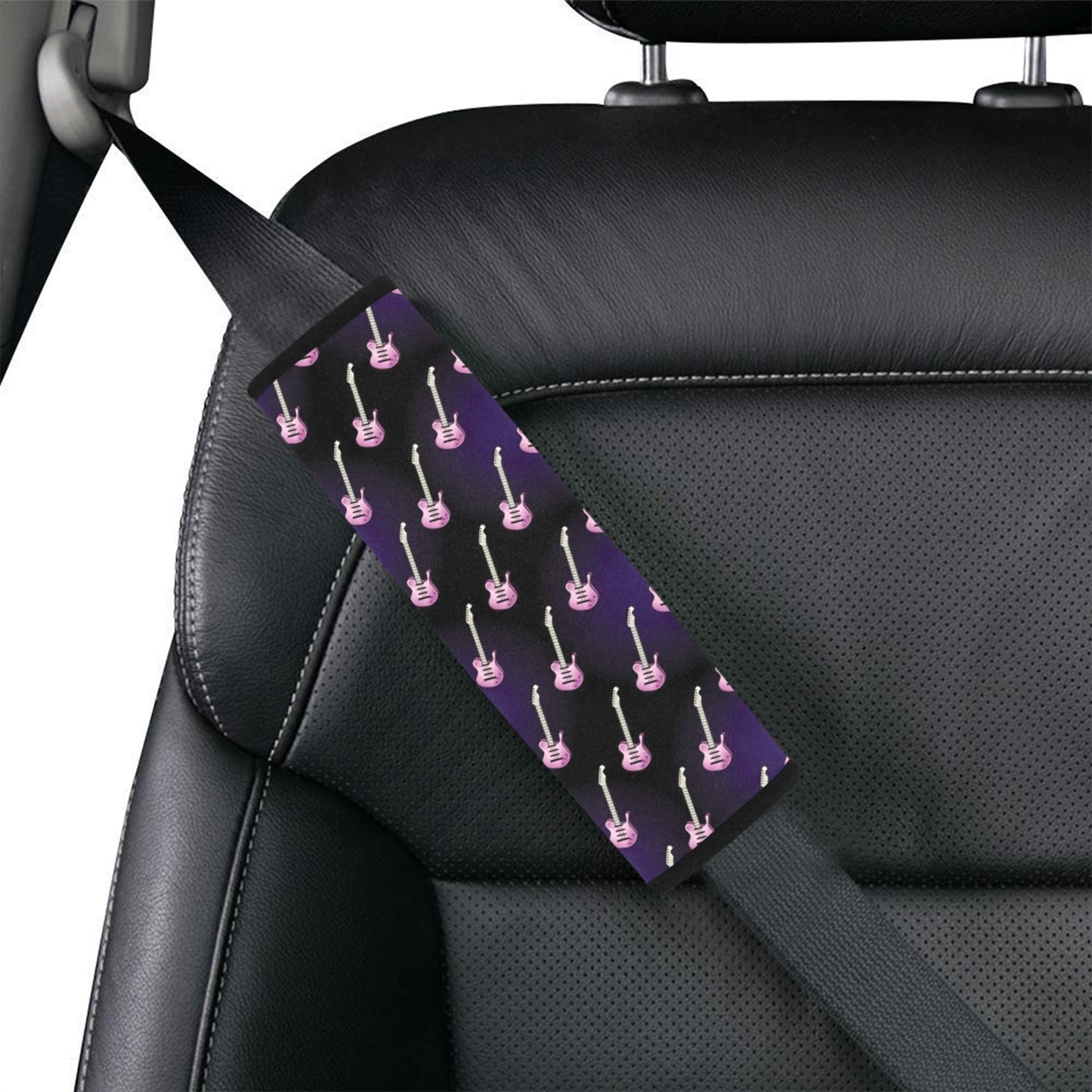 Electric Guitar Print Design LKS405 Car Seat Belt Cover