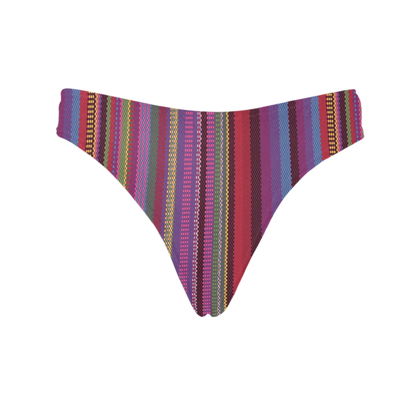 Serape Stripe Print Women's Thongs