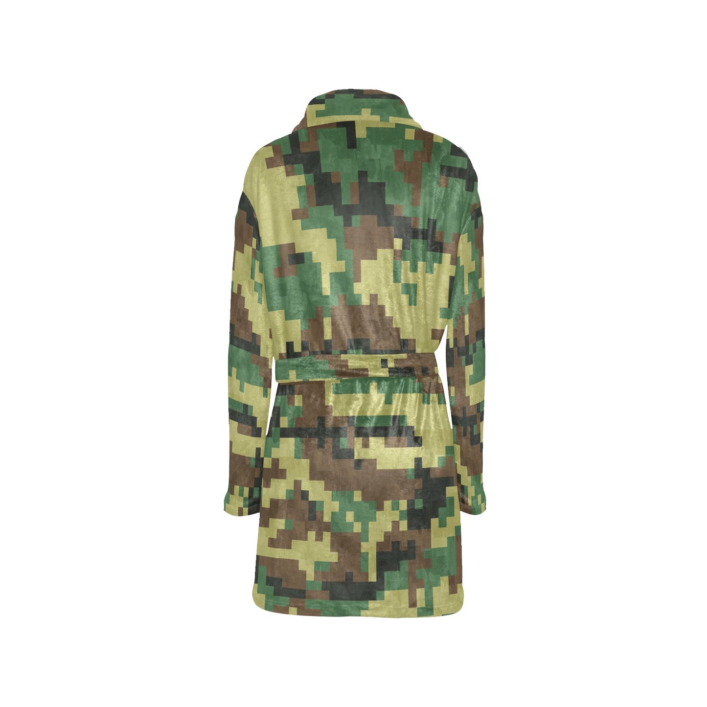ACU Army Digital Pattern Print Design 02 Women's Fleece Robe