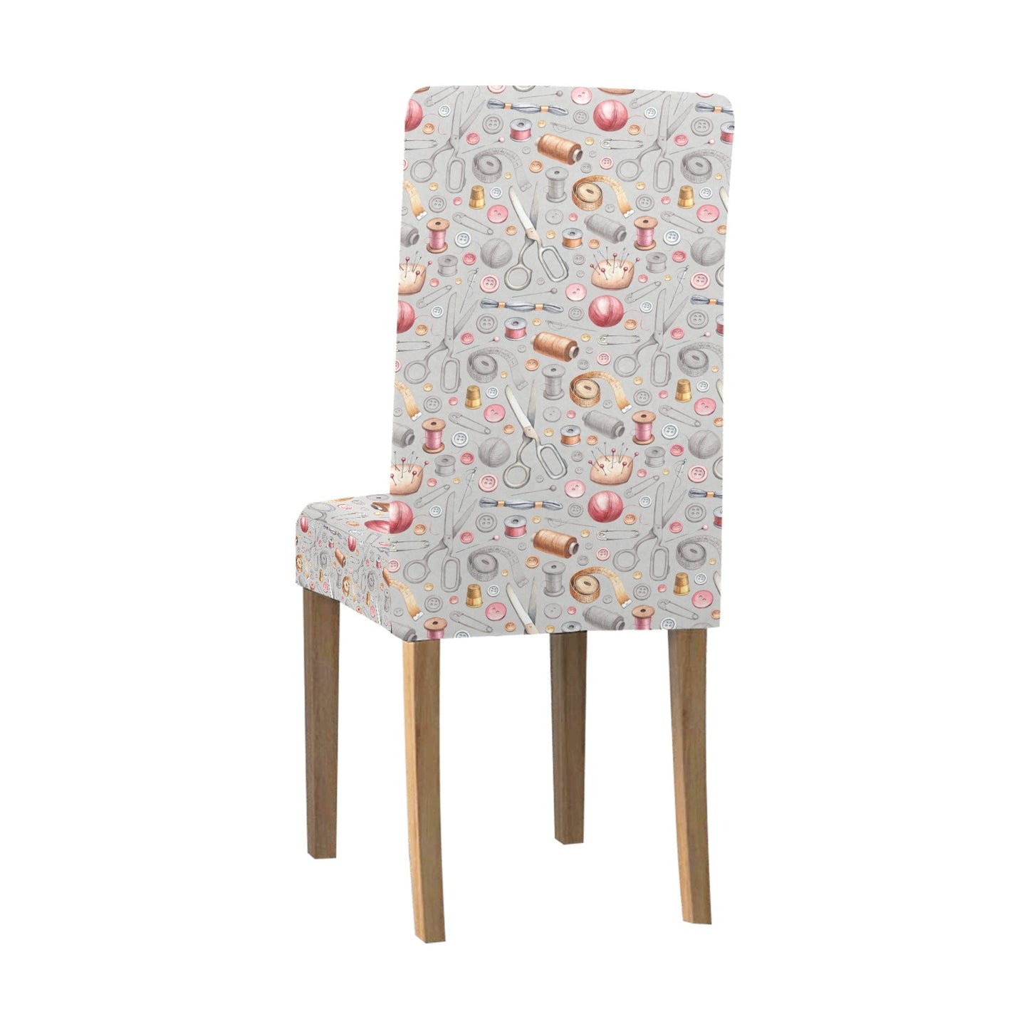 Sewing Equipment Print Design LKS302 Dining Chair Slipcover