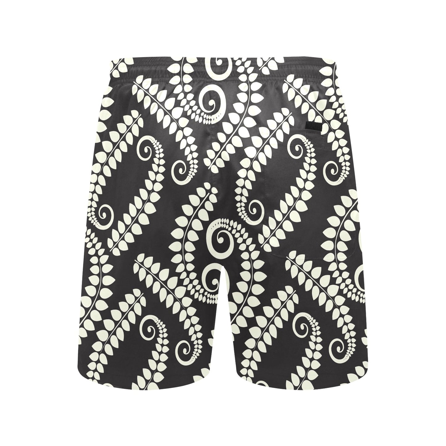 Fern Leave Print Pattern Men's Swim Trunks Beach Shorts