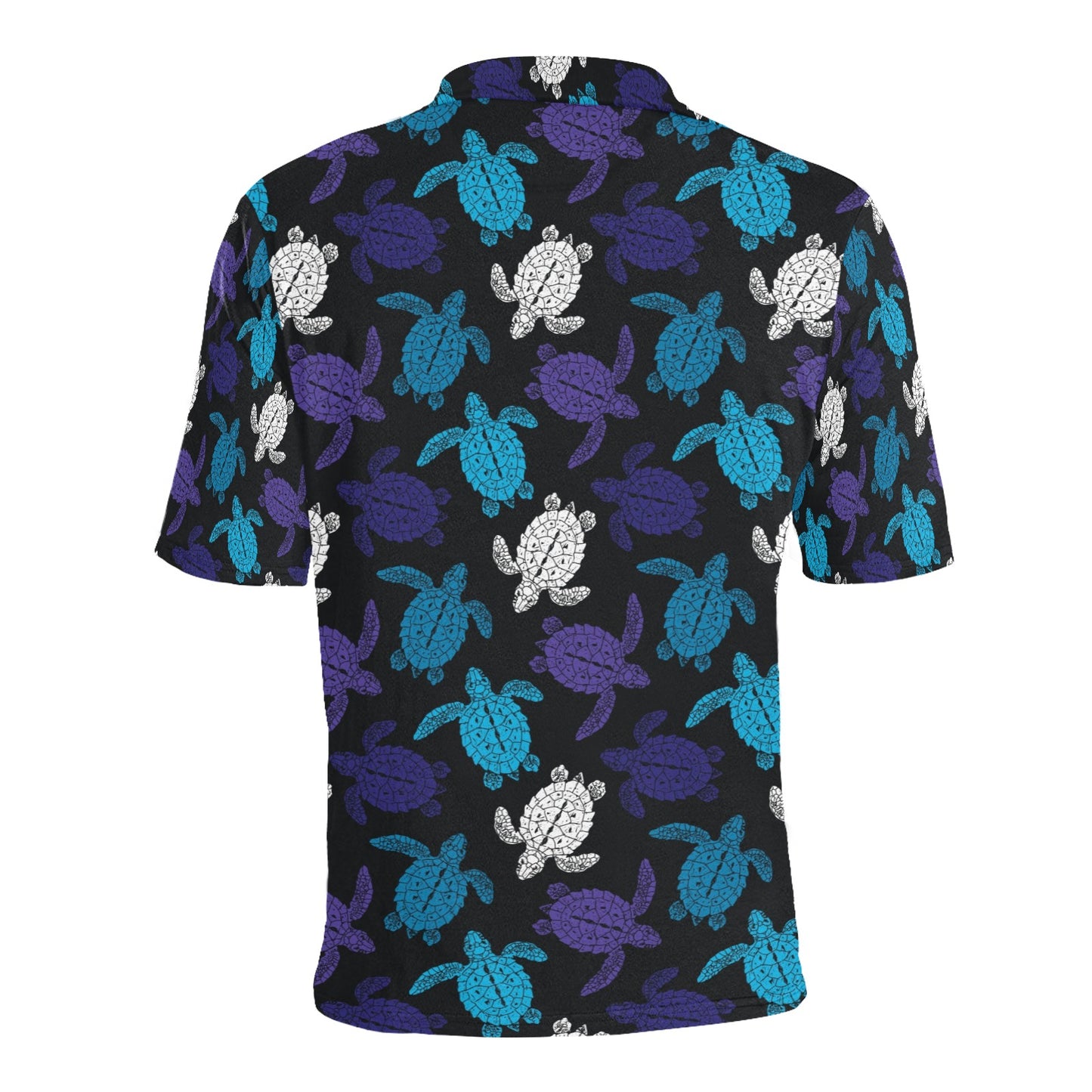 Sea Turtle Print Design LKS306 Men Polo Shirt