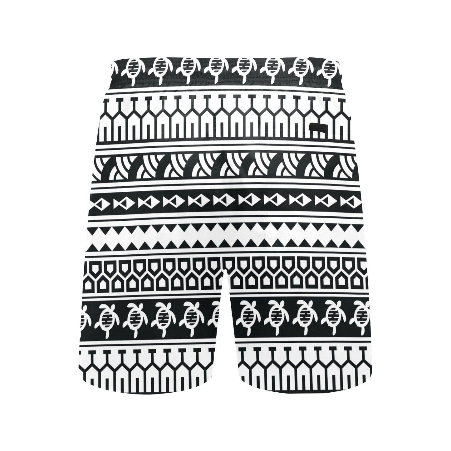Samoan Pattern Print Design LKS303 Men's Swim Trunks Beach Shorts
