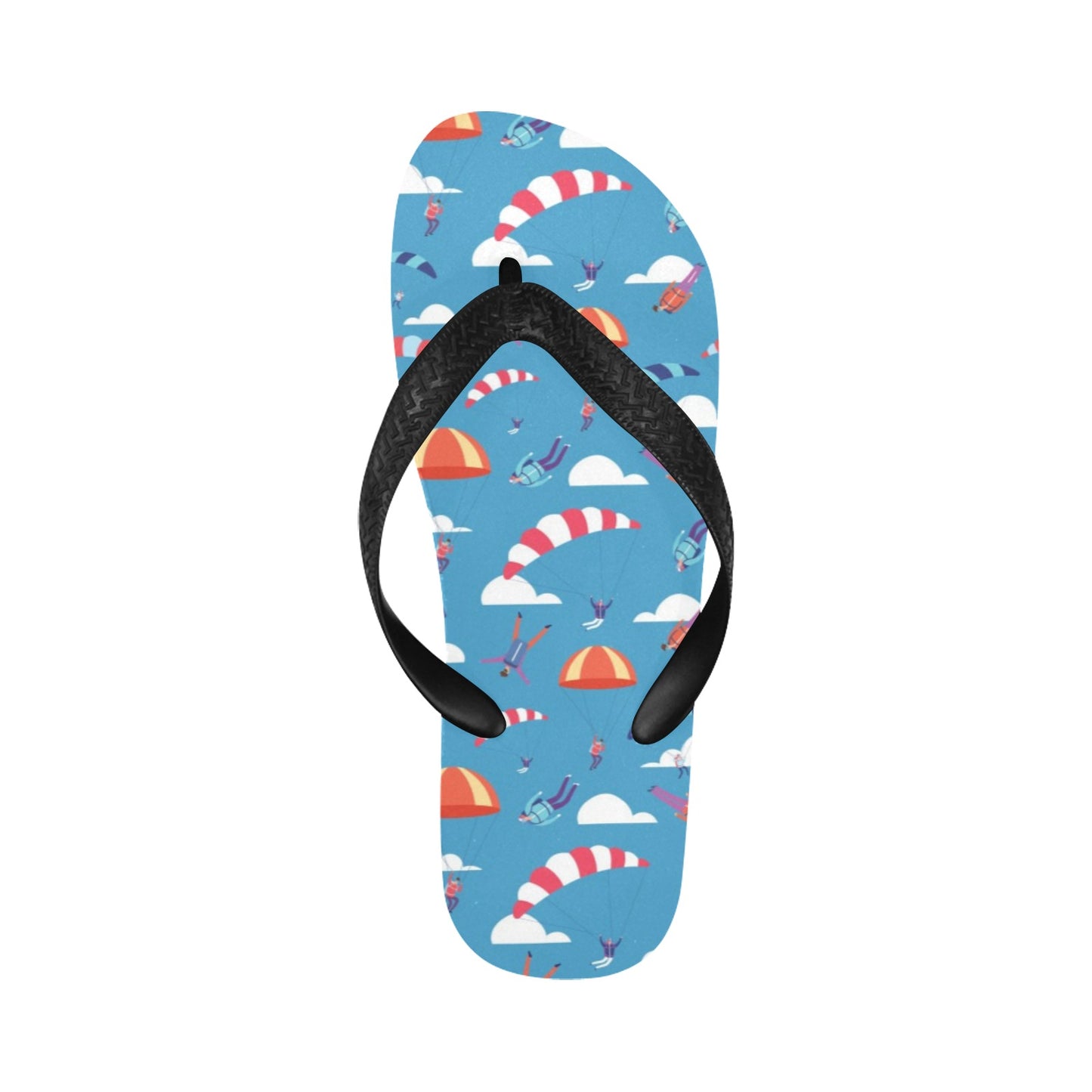 Skydiver Print Design LKS306 Flip Flops