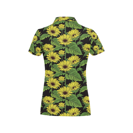 Sunflower Print Design LKS3010 Women's Polo Shirt