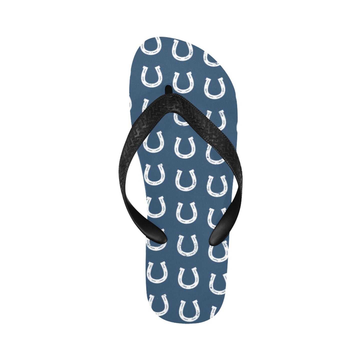 Horseshoe Print Design LKS301 Flip Flops