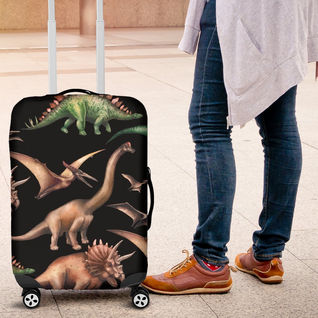 Dinosaur Print Pattern Luggage Cover Protector
