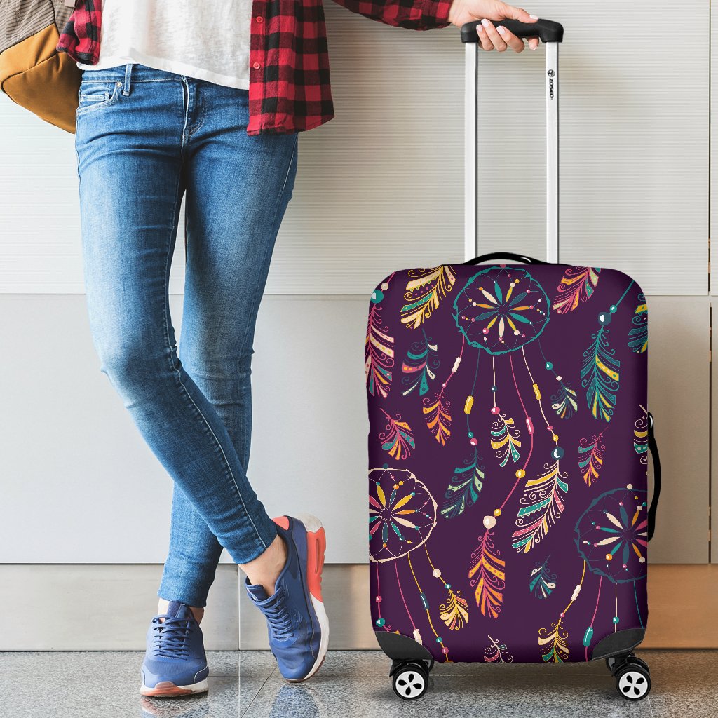 Dream Catcher Boho Design Luggage Cover Protector