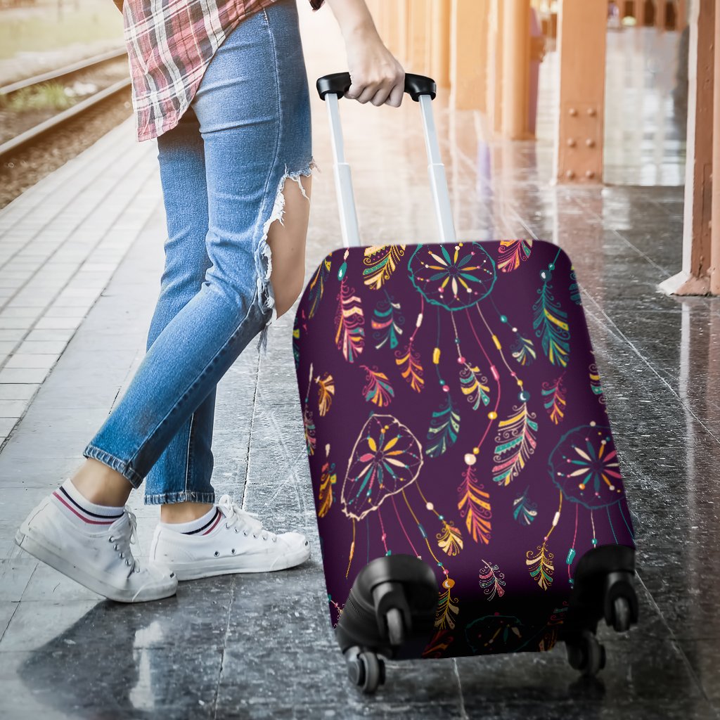 Dream Catcher Boho Design Luggage Cover Protector