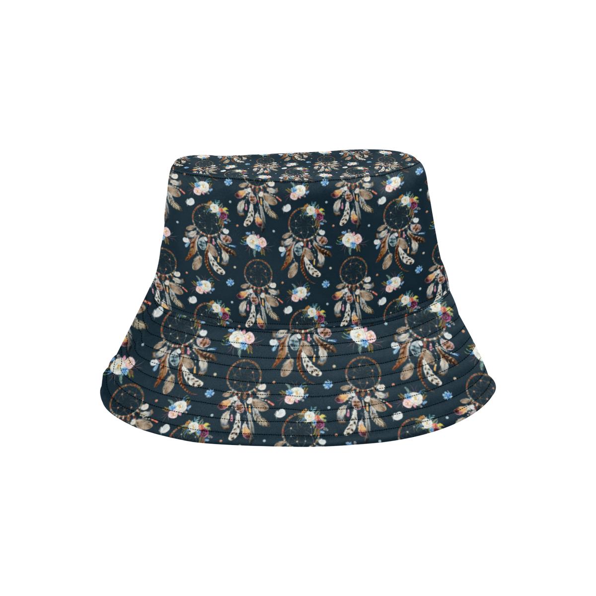 Dream Catcher Boho Floral Style Unisex Bucket Hat