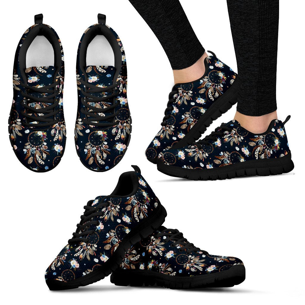 Dream Catcher Boho Floral Style Women Sneakers Shoes