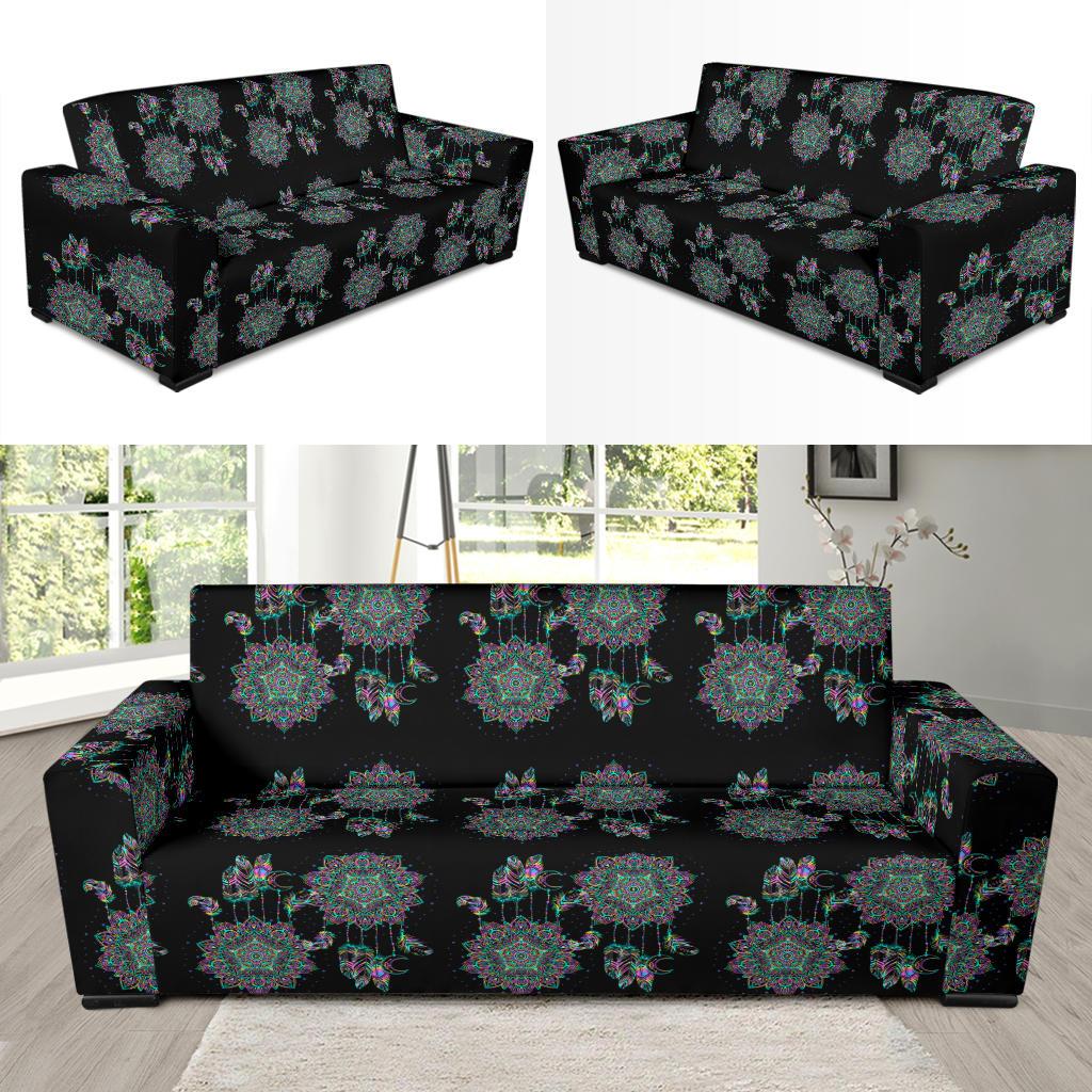 Dream Catcher Colorful Hand Draw Sofa Slipcover-JTAMIGO.COM