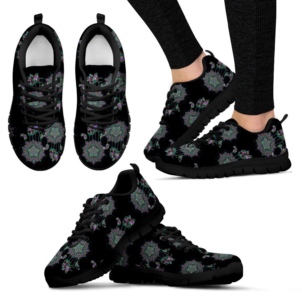 Dream Catcher Colorful Hand Draw Women Sneakers Shoes