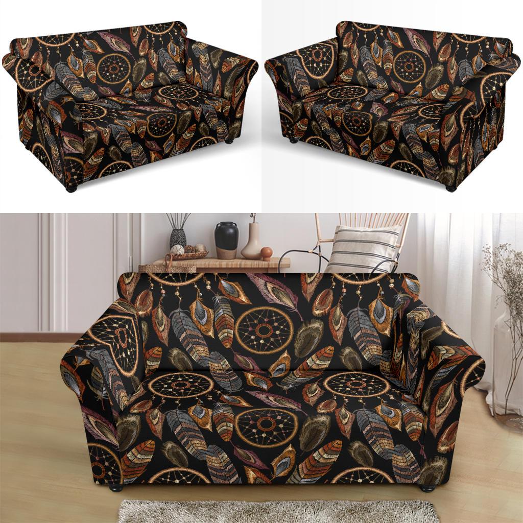 Dream catcher embroidered style Loveseat Slipcover-JTAMIGO.COM