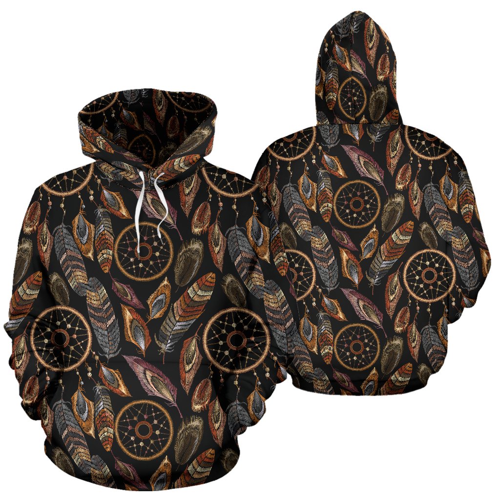 Dream catcher embroidered style Pullover Hoodie