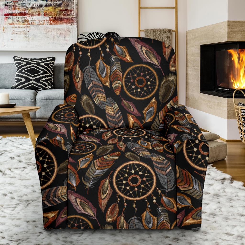 Dream catcher embroidered style Single Sofa Slipcover -JTAMIGO.COM