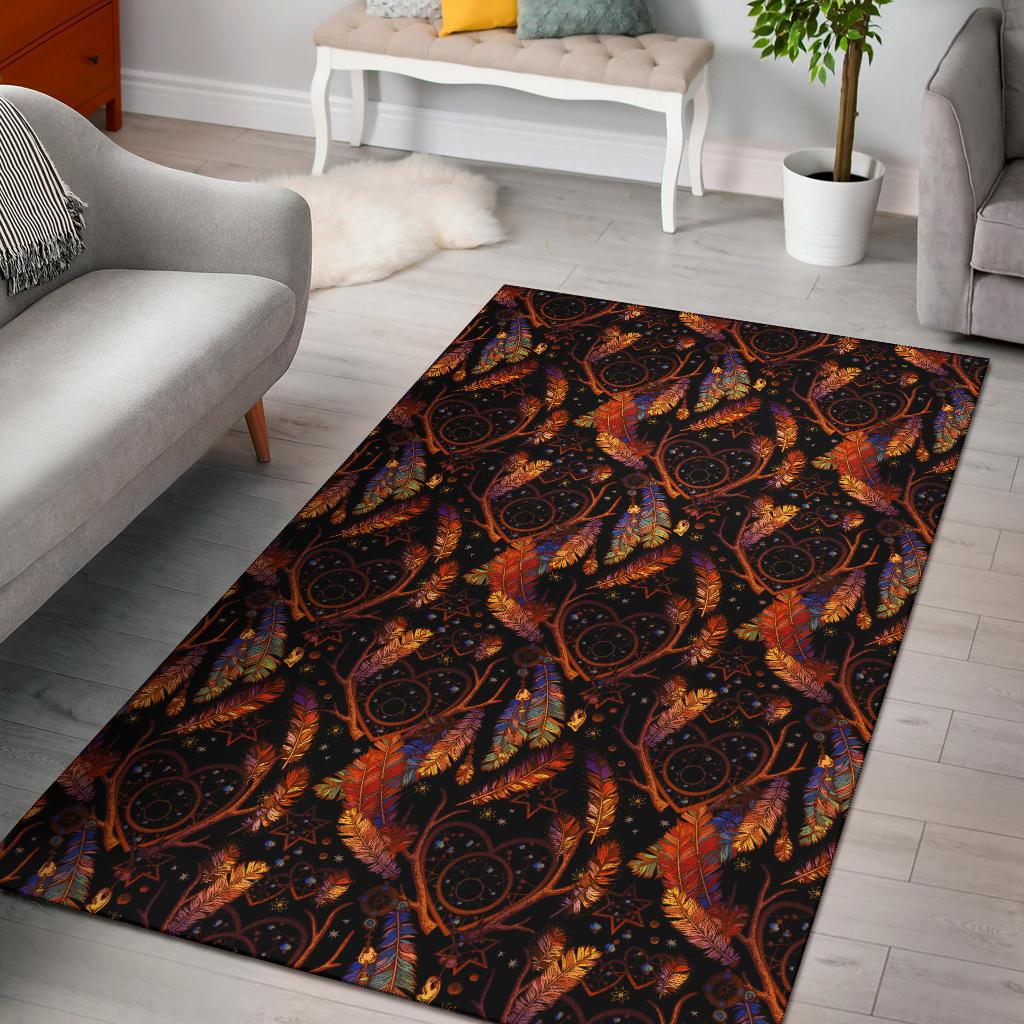 Dream Catcher Native American Design Area Rugs-JTAMIGO.COM
