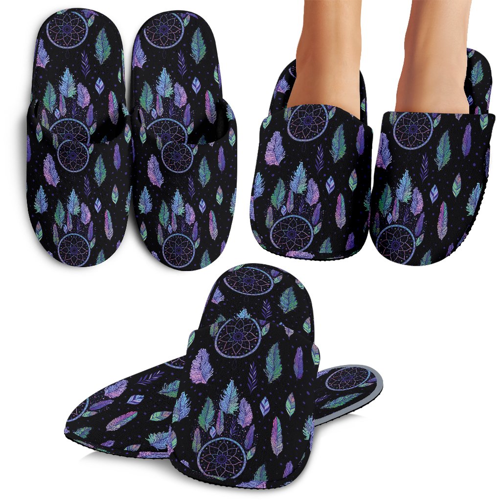 Dream Catcher Tribal Design House Slippers