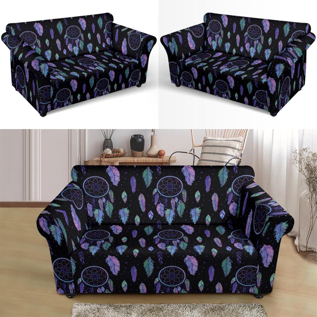 Dream Catcher Tribal Design Loveseat Slipcover-JTAMIGO.COM
