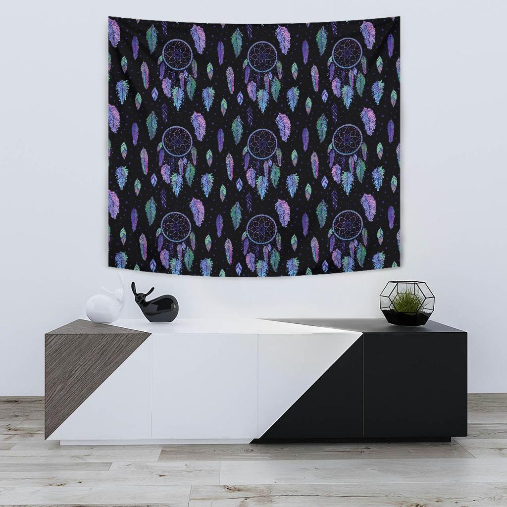 Dream Catcher Tribal Design Tapestry