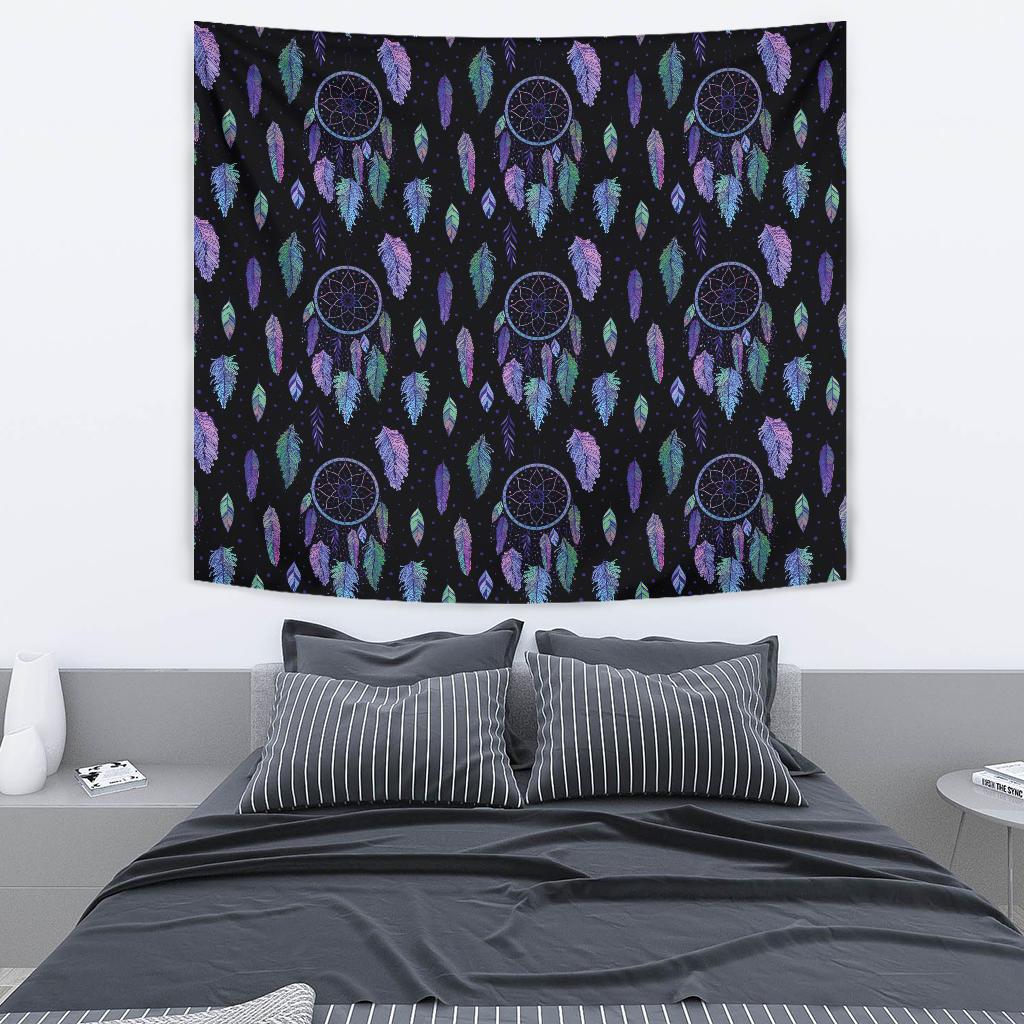 Dream Catcher Tribal Design Tapestry