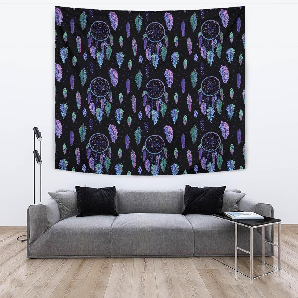 Dream Catcher Tribal Design Tapestry
