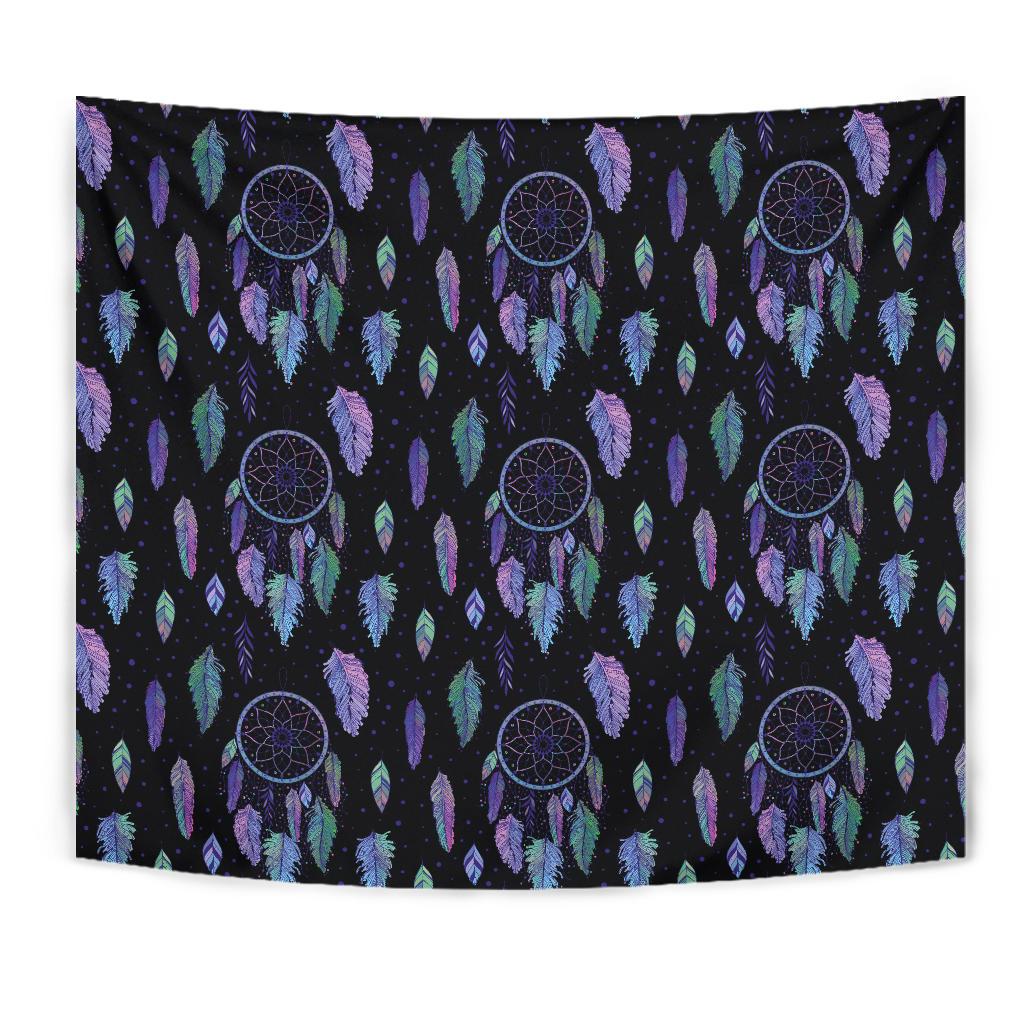 Dream Catcher Tribal Design Tapestry