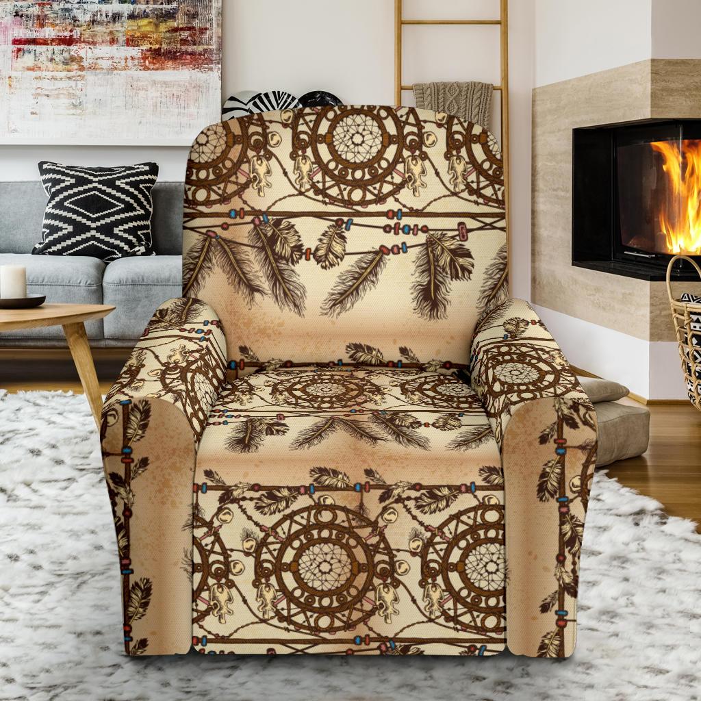 Dream catcher vintage native Single Sofa Slipcover -JTAMIGO.COM