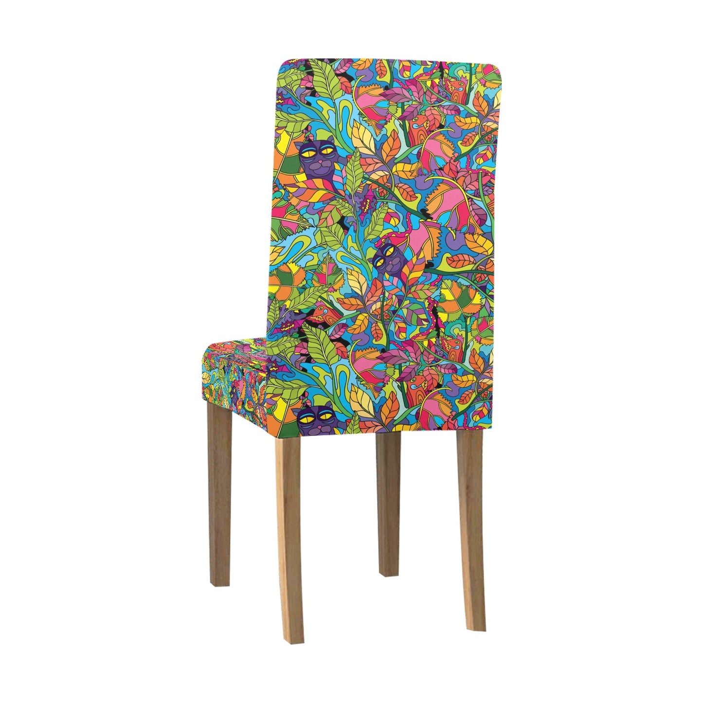 Trippy Print Design LKS301 Dining Chair Slipcover