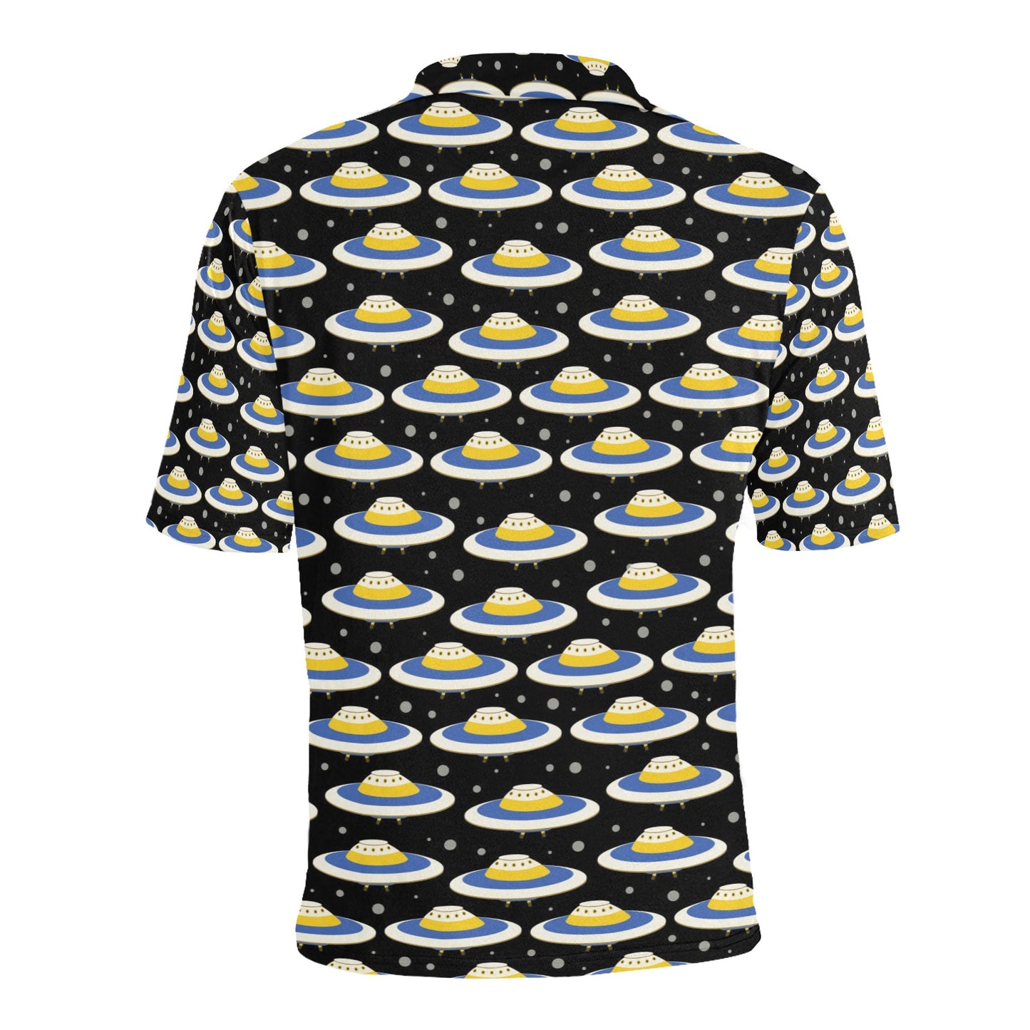 UFO Print Design LKS303 Men Polo Shirt