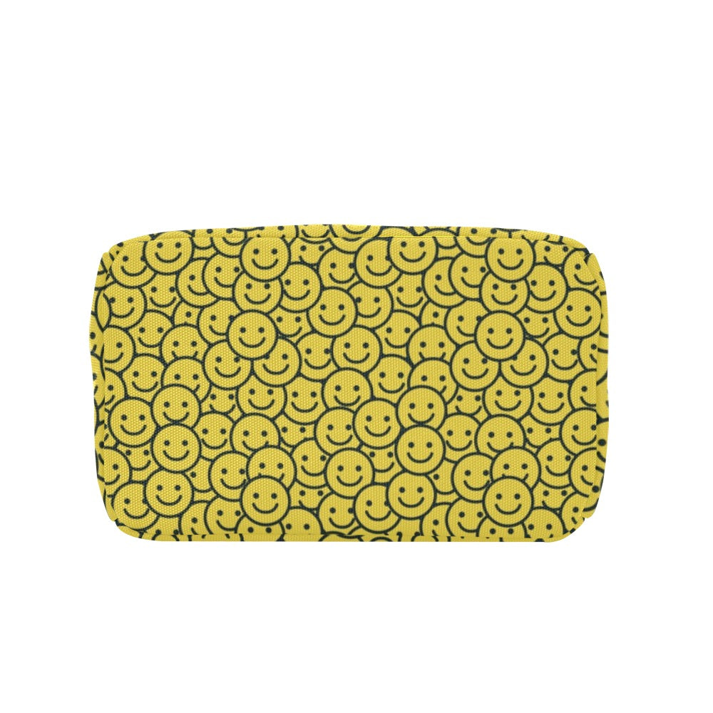 Smiley Face Emoji Print Design LKS302 Insulated Lunch Bag